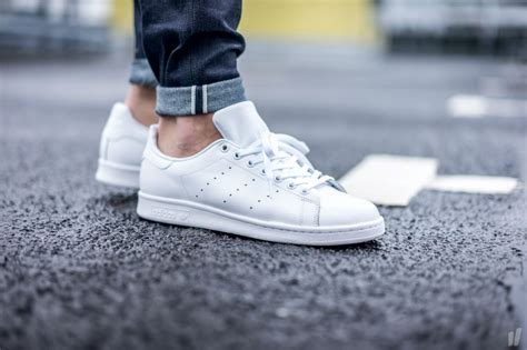 stan smith all white sneakers